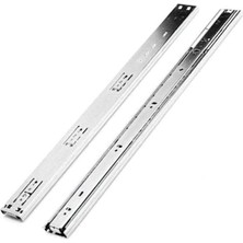 Galvanizli Teleskopik Çekmece Rayı 35X350