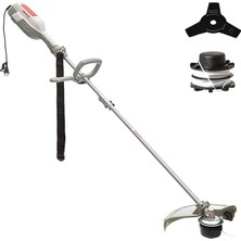 Elektrik Sense Rasensense Ies 1000 °c, Schnittkreis Ila 370 Mm, 1.000 Watt, Dahil Iplik Makarası ile Tippautomatik ve 3-Dişi-Dickichtmesser, Omuz Askısı Dahil