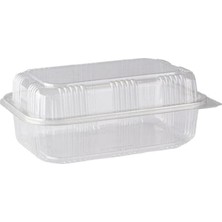 1000 Gr. Plastik Sızdırmaz Kap Yüksek Kapaklı 100 Adet