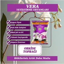 Botanik Vera Orkide Toprağı 3 Litre Orkide Çiçeklendirme Toprağı