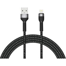Shira Serisi Lightning USB Kablo 2m Siyah