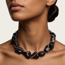 THEIA GemWorks Chaya - Oniks ve Hematit Kolye