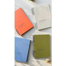 Tanıtım Spiralli 80 Yaprak Noktalı A5 Defter, Not Defteri, Okul Defteri, 4 Farklı Renk Seçeneği (02 Placid Blue)