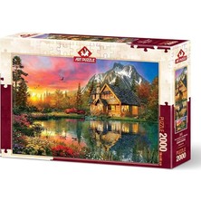 ART PUZZLE Dört Mevsim Bir An 2000 Parça Puzzle Eğlenceli Tasarım 3+ Yaş İçin Zeka Geliştirici