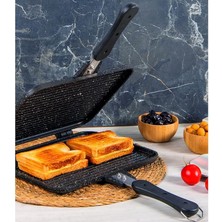 Tostçu Granit Döküm Ocak Üstü El Tost Makinesi ST-101