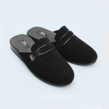 Gc Erkek Siyah Çeyizlik Nubuk Tokalı Terlik 350