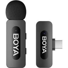 BY-V10 Type-C Kompakt Kablosuz Yaka Mikrofonu (Yeni Versiyon)