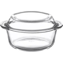 59023 Borcam Yuvarlak Kapaklı Tencere 1450 cc