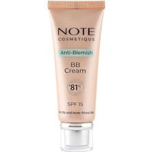 Cosmetics Anti-Blemish Bb Cream 03 Natural Beige Spf 15 Akneye Yatkın Ciltler Bb Krem