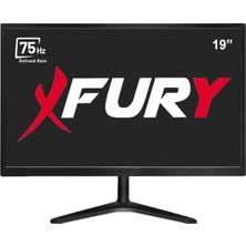 XFURY 19" Geniş Ekran LED Monitör 1280 x 1024 Çözünürlük 75 Hz Yenileme Hızı