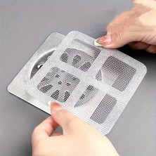 Gider Süzgeci Banyo Duş Tuvalet,böcek ve Haşere Engelleyici, Saç Küvet Drenajı Kapağı, 10 Adet, 10X10 Cm, Yapışkanlı 1.sınıf
