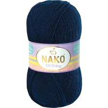 Aydogan's 1 Adet Elite Baby El Örgü Ipi Tüylenmeyen Bebek Yünü Lacivert 10094