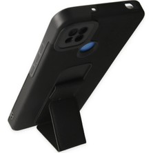 Vera Vtc  Xiaomi Redmi 9c Kılıf Mega Standlı Silikon - Siyah 965874