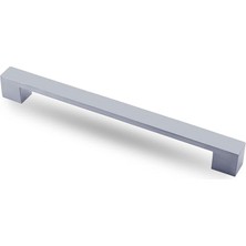 Cemre Çekmece Mutfak Dolap Kapak Kulpu Kulbu 192 mm Metal Kulp Krom
