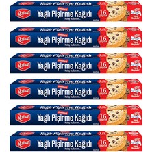 Up Kesilmiş Yağlı Pişirme Kağıdı 16 Yaprak 6lı Kutu Set