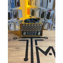 Avcı Teknoloji Market Nostaljik Kafes Izgaralı Radyo Bluetooth Fm Am Sw USB Tf Kart Destekli