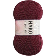 Aydogan's 1 Adet Süper Inci El Örgü Ipi 100 gr Bordo 999