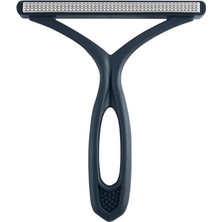 Kedi Köpek Tüy Toplayıcı Çift Taraflı Pamuk Tiftiği ve Tüy Toplama Fırçası (Lacivert)