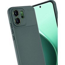 Vera Vtc  Oppo Reno 14F Auto Focus Karbon Kapak - Koyu Yeşil 965874