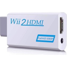 4542 Wii 2 HDMI Adaptör Çevirici Dönüştürücü Kablo Yüksek Kalite Uyumlu HDMI TV