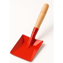 Mini Saplı Bahçe Küreği, Renkli Metal Başlık, Ahşap Sap, Hobi Bahçesi, Hayvan Yemi Verme, Çocuklar Için Güvenli, Saksı Toprağı Taşıma, Mini Boy, Hafif ve Dayanıklı Çok Amaçlı Bahçe Küreği