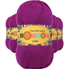 Aydogan's 5 Adet Lüks Patik Ipi Yünü Koyu Fuşya 98677