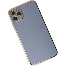 Vera Vtc  iPhone 11 Pro Max Kılıf Volet Silikon - Mavi 965874