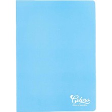 Colors A5 60 Yaprak Çizgili Defter, Mavi