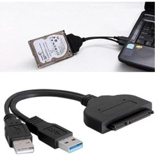 USB 3.0 2.5' Inç Sata SSD HDD Hard Disk Çevirici Dönüştürücü Adaptör Kablosu