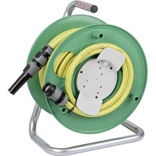 Su Hortumu Makarası WS3220 (20 M Hortum Uzunluğu, Özel Plastikten, Almanya'da Üretilmiştir), Yeşil