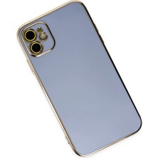 Vera Vtc  iPhone 12 Kılıf Volet Silikon - Mavi 965874