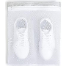 Home Textile Gri Renk Ayakkabı Yıkama Filesi 35 x 40 cm