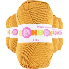 Aydogan's 5 Adet Lüks Patik Ipi Yünü Hardal 98415