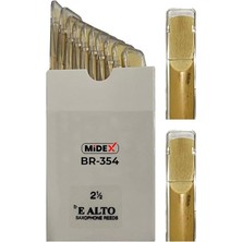 BR-354A Alto Saksafon Kamışı 10'lu Paket (No:2.5)