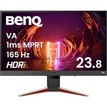 Mobiuz EX240N 23.8 Inç 1920X1080 Fhd 165Hz 1ms Freesync Pre HDR10 HDMI Dp 5W Va Oyuncu Monitörü