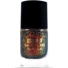 Kozmetik Flakies Nail Polish Oje Red - Gold - Green