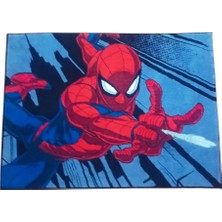 Dyris Örümcek Adam Desenli Çocuk Halısı 100x138 cm – Kaymaz Tabanlı, Yumuşak Dokuma, Antialerjik Oyun Halısı