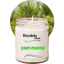 Aydogan's Doğal Özel Seri Kokulu Dekoratif Kavanoz Mum 210 cc - Çam Esansı - Ryl