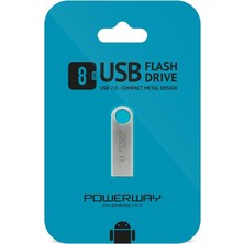 8 GB Metal USB Flash Bellek