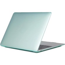 MacBook Air 13 Inç Kılıf A1369 A1466 Uyumlu Kristal Parlak Şeffaf Sert Kapak Ince Hafif Tpu Hard Shell Koruyucu Darbe Çizik Önleyici Açık Yeşil