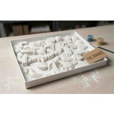 The Dimaro Thedimaro 40 Parça Mini Figür Boyama Seti – Eğitici Hobi & Çocuk Aktivite Kiti