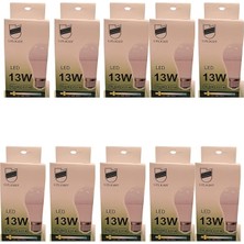 Uzlight 13W A60 E27 Duy 3000K Sarı Işık LED Ampul