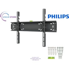 Genel Philips  Tv ile Uyumlu 65” 65PUS7009/62 / 43”- 65” Inç LCD LED Televizyon Sabit Duvar Askı Aparatı