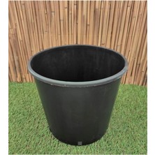 Üretim Saksısı 2 Adet 14 Lt 28X27 cm Plastik Saksı Siyah Üretim Saksı Bitki Üretim Saksısı