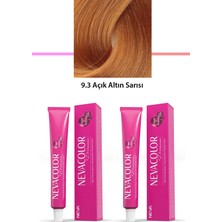 Aydogan's 2 Li Set Premium 9.3 Açık Altın Sarısı - Kalıcı Krem Saç Boyası 2 x 50 G Tüp