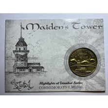 Kulesi Istanbul Hatıra Madalyon Çil