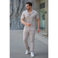 Deridün Yıldız Shoes Erkek Ottoman Kumaş Pantolon Gömlek Takım