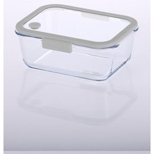 Fika Glace Vakumlu Cam Saklama Kabı 1900ML Gri