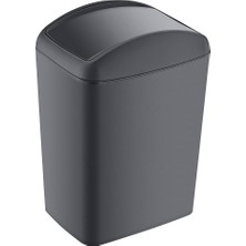 Soft Çöp Kutusu Döner Kapak 20 Lt Antrasit