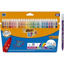 Kids Kid Couleur Keçeli Boya Kalemi, 24'lü Kutu